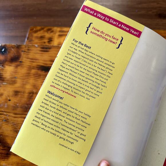 PJ Library What A Way To Start A New Year! A Rosh Hashanah Story Jewish Book - Picture 2 of 9